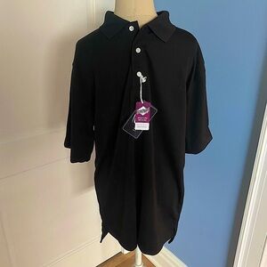ScotchGuard Black Polo Golf Shirt 🏠